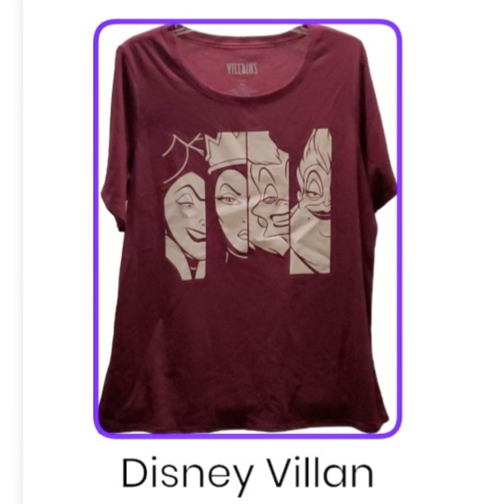 NEW DISNEY Villains t-shirt sz 0X
